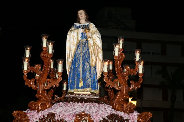La imagen de Santa Mara Magdalena de Totana participar en la exposicin “Santa Mara Magdalena 135 años de esplendor” en Cieza - 2