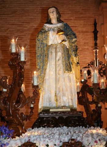 La imagen de Santa Mara Magdalena de Totana participar en la exposicin “Santa Mara Magdalena 135 años de esplendor” en Cieza - 7