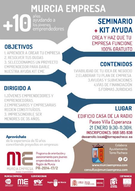 Durante la mañana de hoy 30 jóvenes del municipio de Torre-Pacheco han realizado el Taller Crea y haz que tu empresa funcione - 3, Foto 3