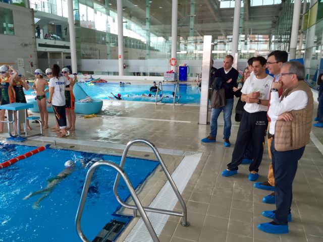 El Alcalde asiste a la exhibición ofrecida por las promesas del triatlón del Agringenia Murcia Sport Club - 4, Foto 4