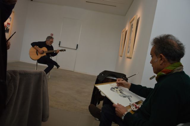 Los seis artistas de la exposición Atmósfera y transparencia. Seis miradas imparten un taller en la Fundación Pedro Cano - 1, Foto 1