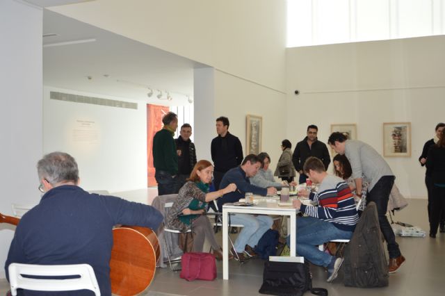 Los seis artistas de la exposición Atmósfera y transparencia. Seis miradas imparten un taller en la Fundación Pedro Cano - 2, Foto 2