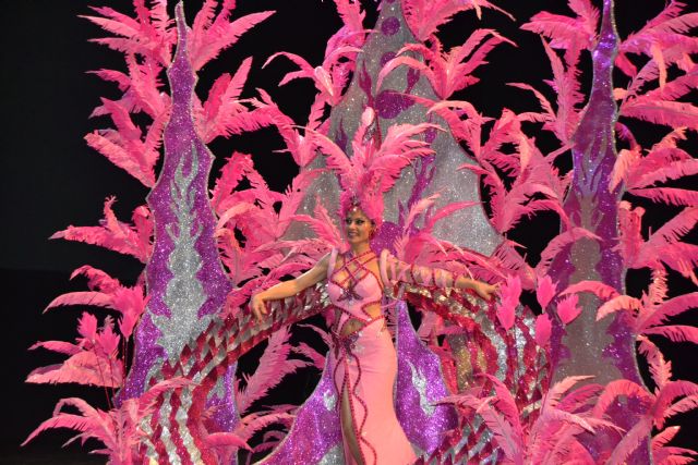 Espectacularidad sobre el escenario en el concurso de trajes de papel y maquillaje corporal - 2, Foto 2