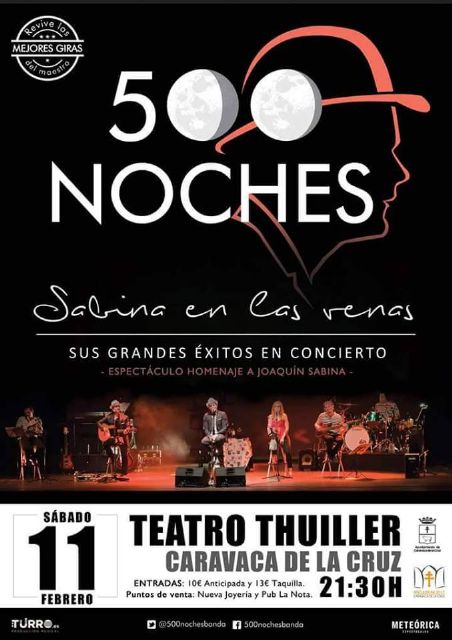El espectáculo 'Sabina en la venas' estará el 11 de febrero en el teatro Thuillier de Caravaca - 4, Foto 4