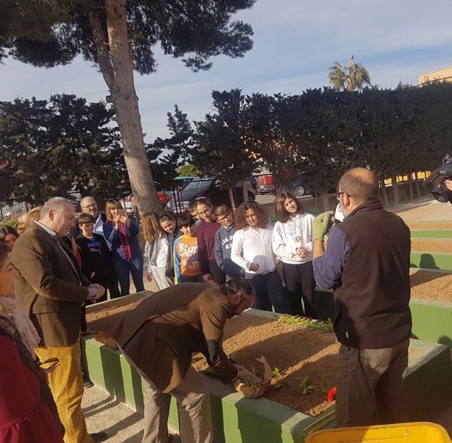 Nuevo huerto ecológico escolar en el colegio Virgen de la Vega de Cobatillas - 1, Foto 1
