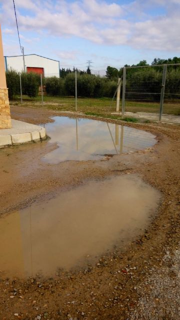 La Junta Municipal de Sangonera la Verde repara los desperfectos causados por las últimas lluvias y la nevada - 1, Foto 1
