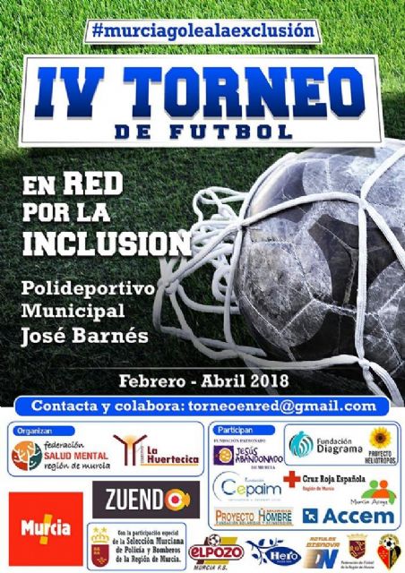 La Liga de fútbol inclusiva 'La Huertecica' comienza mañana en el Polideportivo José Barnés - 3, Foto 3