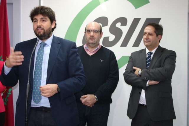 El presidente de la Comunidad inaugura en Cartagena la nueva sede de la Central Sindical Independiente y de Funcionarios (CSIF) - 2, Foto 2