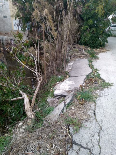 El PSOE pide a Ayuntamiento, Junta de Hacendados y CHS que arreglen los daños que la lluvia causó en la acequia de Barreras en La Raya - 2, Foto 2
