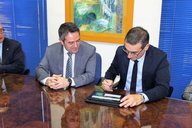 El rector de la Universidad de Murcia, José Luján, realiza su primera visita institucional a Alcantarilla - 2, Foto 2