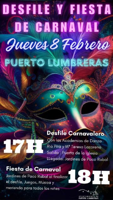 Puerto Lumbreras celebrará el Carnaval con un desfile por las calles del municipio - 4, Foto 4