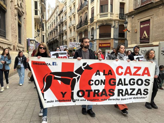 Murcia y Cartagena se movilizan junto a más de 75 ciudades del Estado contra la caza con perros - 2, Foto 2