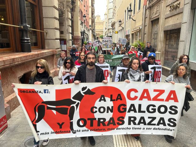 Murcia y Cartagena se movilizan junto a más de 75 ciudades del Estado contra la caza con perros - 4, Foto 4