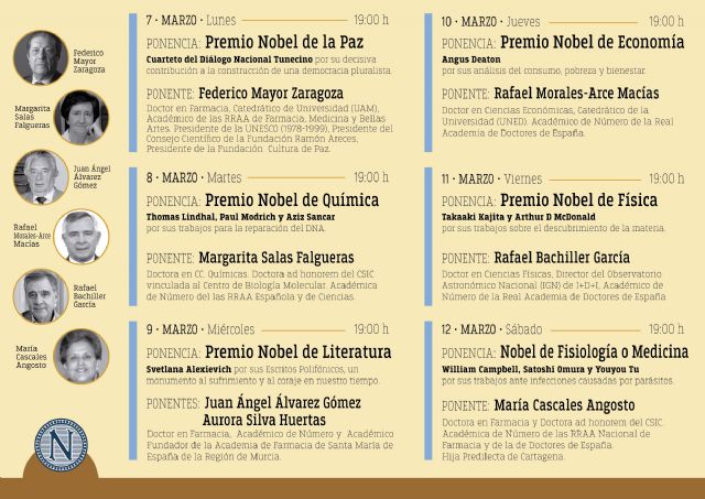 Federico Mayor Zaragoza abrirá el lunes próximo el ciclo de conferencias sobre los Premios Nobel en Cartagena - 1, Foto 1