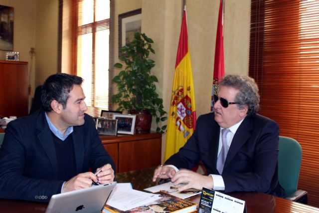 El alcalde mantiene un primer contacto institucional con el delegado territorial de la ONCE en la Región de Murcia - 1, Foto 1