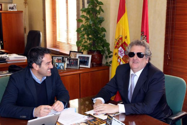 El alcalde mantiene un primer contacto institucional con el delegado territorial de la ONCE en la Región de Murcia - 2, Foto 2