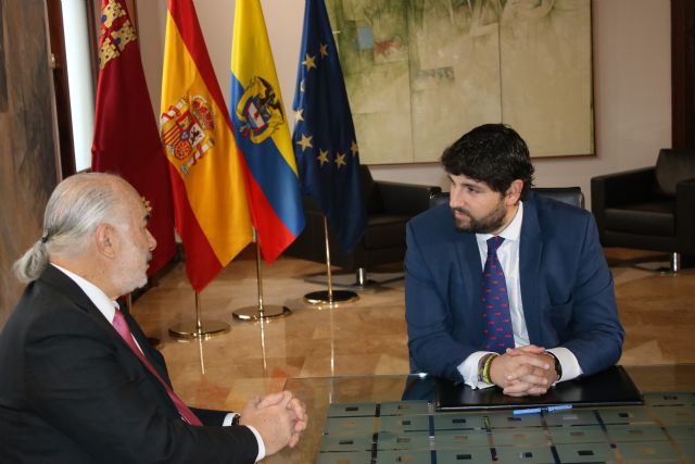 Fernando López Miras recibe al embajador de Colombia en España - 1, Foto 1