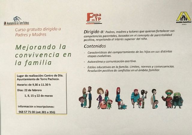 Formación de las familias, uno de los fines de la Escuela de Madres y Padres del municipio - 1, Foto 1