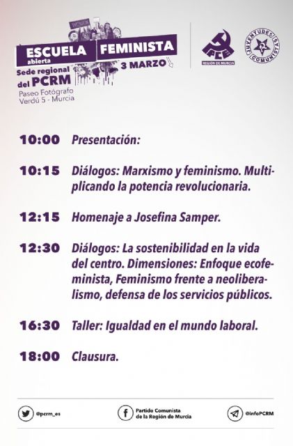 El PCE en la Región de Murcia prepara una jornada formativa en el marco de la huelga feminista del 8M - 2, Foto 2