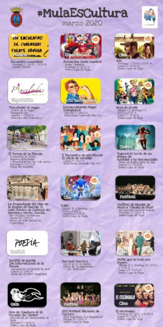 Agenda Cultural de Marzo - Mula 2020 - 2, Foto 2