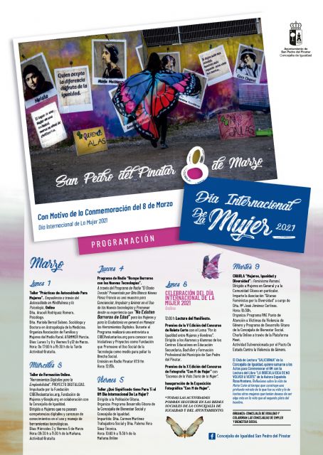 San Pedro del Pinatar vela por la igualdad de condiciones en el Día Internacional de La Mujer - 1, Foto 1