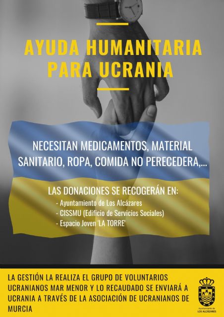 El Ayuntamiento de Los Alcázares anuncia una campaña de recogida de ayuda humanitaria para Ucrania - 4, Foto 4