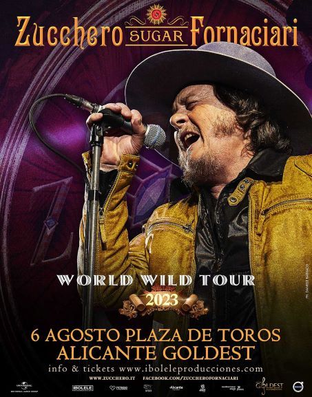 Zucchero estará en Alicante Goldest en 2023 - 1, Foto 1