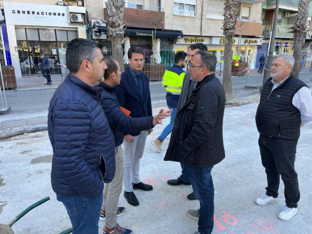 Avanzan a buen ritmo las obras de peatonalización del entorno del Ayuntamiento de Molina de Segura - 3, Foto 3