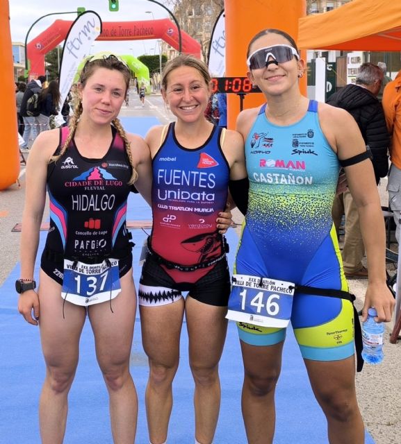 Álvaro Sánchez y Marina Inglés, ambos del Club Triatlón Murcia Ailimpo, ganadores del XXX Duatlón Villa de Torre Pacheco - 2, Foto 2