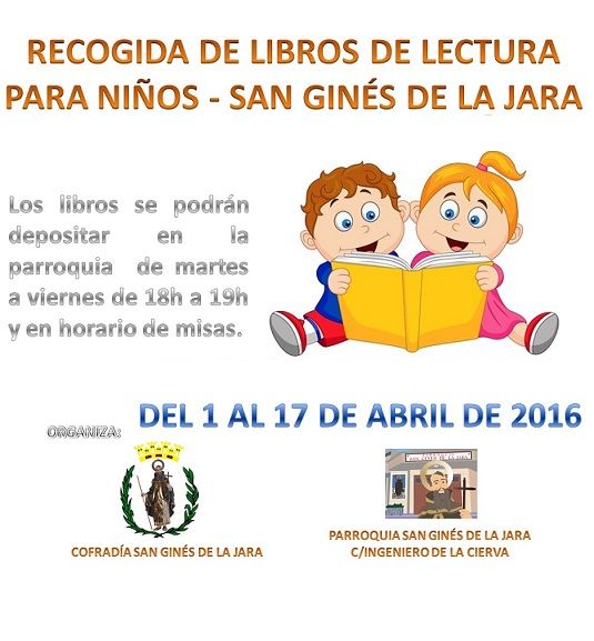 La Cofradía de San Ginés de la Jara inicia una campaña solidaria de recogida de libros - 1, Foto 1