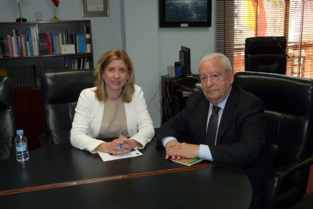 La Alcaldesa de Molina de Segura, Esther Clavero, recibe la visita del Presidente del Consejo de la Transparencia de la Región de Murcia - 1, Foto 1