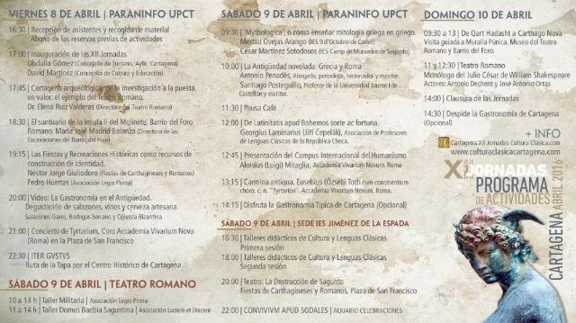 Cartagena será sede de las XII Jornadas de Cultura Clásica - 3, Foto 3