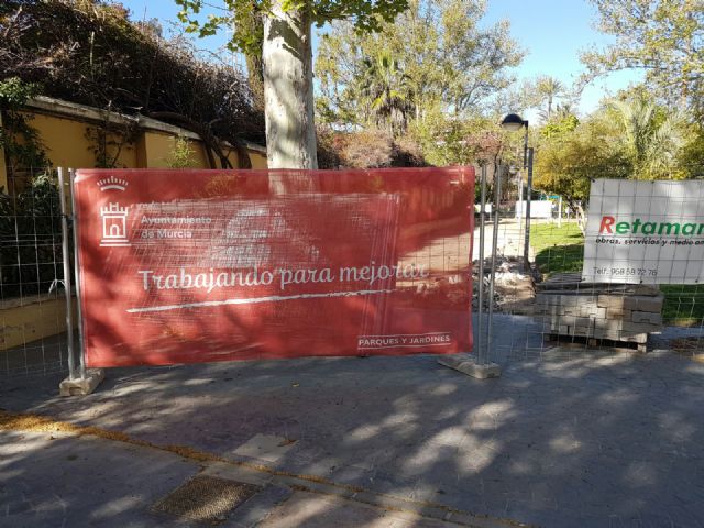 Comienzan las obras de creación de un sendero peatonal que conectará el jardín de Salitre de Murcia y el Huerto López Ferrer - 2, Foto 2