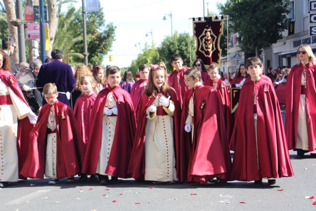 La alegría del Encuentro del Domingo de Resurrección cierra la Semana Santa Pinatarense - 4, Foto 4