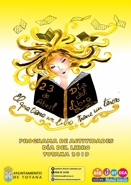 Cerca de una veintena de actividades conforman el programa de actividades del Día del Libro que se celebra durante todo el mes de abril, Foto 1