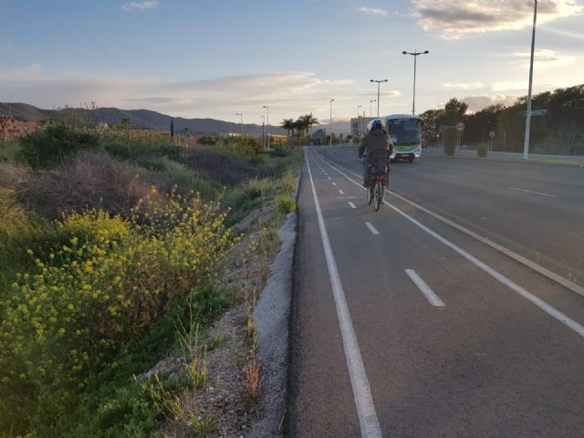 Cs reclamará en el Pleno más seguridad en el tramo del carril bici entre Algezares y La Alberca - 1, Foto 1