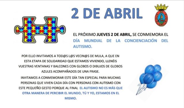 Jueves 2 de abril 2020, Día Internacional del Autismo - 1, Foto 1