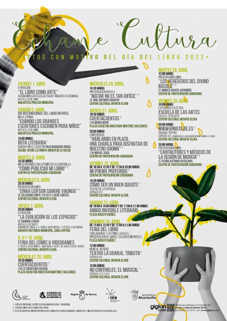 Cuentacuentos, exposiciones, teatro y una ruta literaria para celebrar el Día del Libro en Alcantarilla - 2, Foto 2