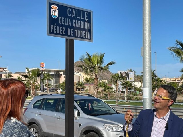 Águilas pone el nombre de Celia Carrión Pérez de Tudela a una calle, Foto 3