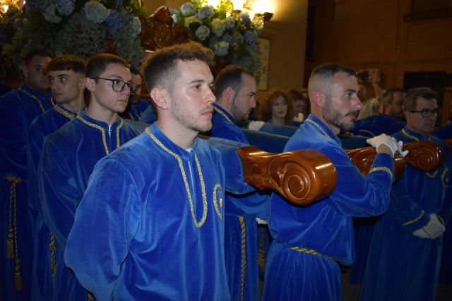 Las calles torreñas se visten con el azul y blanco del Viernes de Dolores - 2, Foto 2
