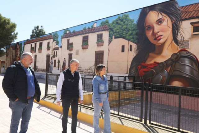 Cartagena, nominada a los premios internacionales de arte urbano con un grafiti mural de inspiración romana - 1, Foto 1