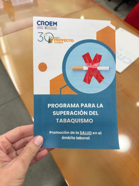 CROEM y Proyecto Hombre Murcia se unen para impulsar programas de superación del tabaquismo en el ámbito laboral - 2, Foto 2