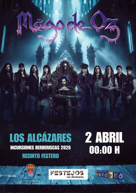 Llega el rock a las Incursiones Berberiscas de Los Alcázares con los conciertos de Mägo de Oz y los Mojinos Escozíos - 3, Foto 3