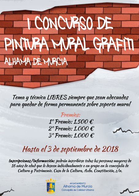 I Concurso de Pintura Mural/Grafiti, con premios de hasta 1.500 euros, Foto 1