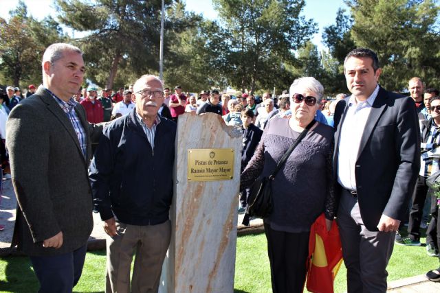 Desde hoy las pistas de petanca del barrio de Las Tejeras, pasan a denominarse Ramón Mayor Mayor - 1, Foto 1