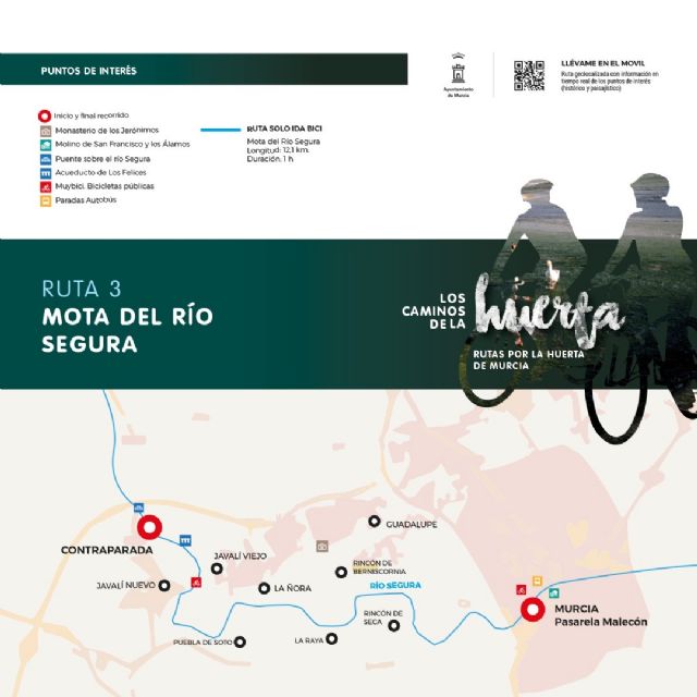 El Ayuntamiento establece 44 rutas de paseo y deportivas en barrios y pedanías para favorecer el distanciamiento físico - 3, Foto 3