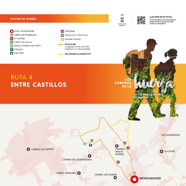 El Ayuntamiento establece 44 rutas de paseo y deportivas en barrios y pedanías para favorecer el distanciamiento físico - 4, Foto 4