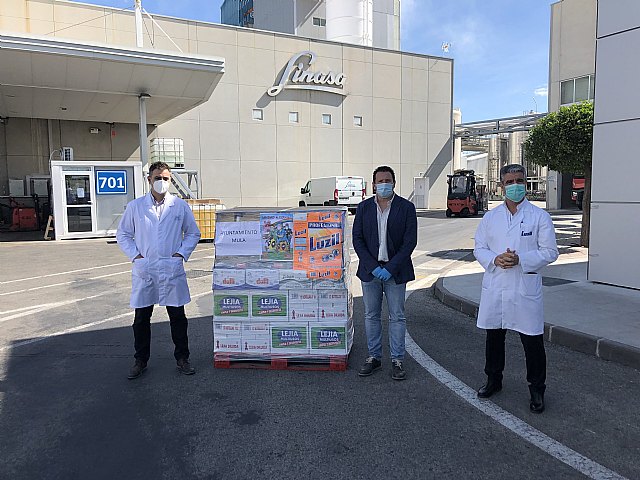 LINASA dona una importante cantidad de productos de limpieza e higiene - 1, Foto 1