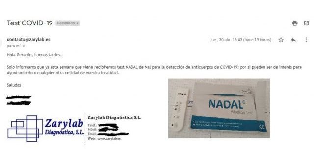 Responsabilidad Social Aguileña demuestra que es posible comprar Tests desde un Ayuntamiento - 1, Foto 1