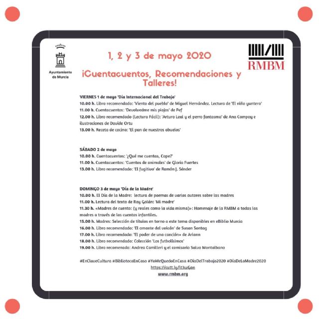 La Bibliotecas de Murcia ofrecen una programación especial por el Día de la Madre - 1, Foto 1